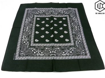 Halstuch Bandana schwarz-weiß